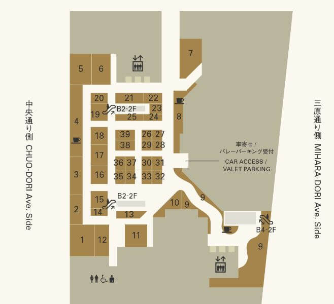 くろぎ茶々の場所